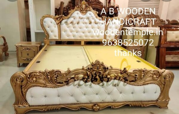 Wooden Double Beds-9
