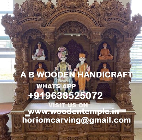 Wooden Temple for Home Big Size